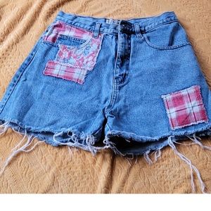 LIMITED Patchwork Jean shorts Youth size 12
